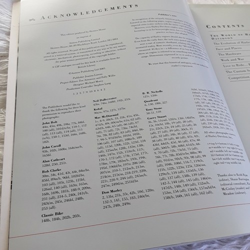 The Ultimate Harley-Davidson Encyclopedia Motorcycle Coffee Table Book 2001 - Picture 3 of 7