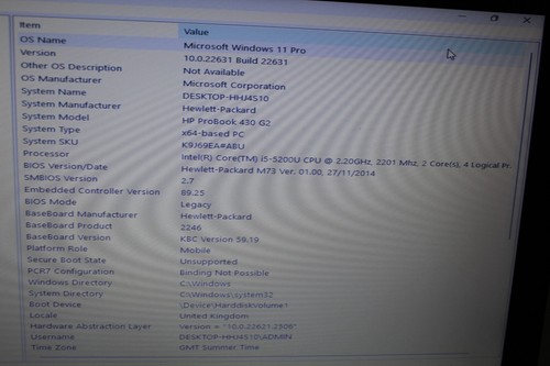 Cheap Bargain HP Probook 430 G2,8 GB ram,256GB SSD,i5-5th GEN processor.. - Picture 4 of 10