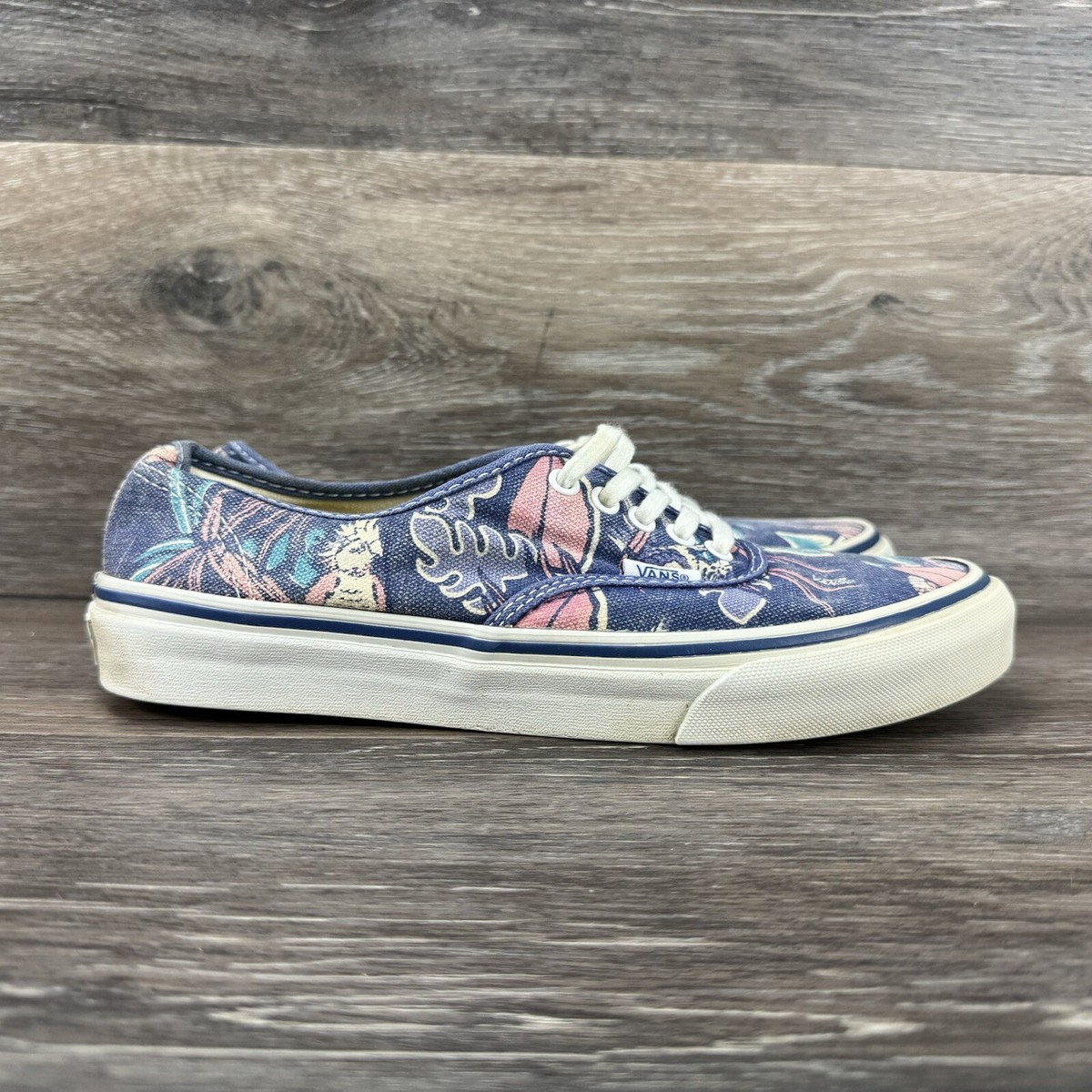 Vans Authentic Shoes Women 7.5 Men 6 Doren Blue Parrot