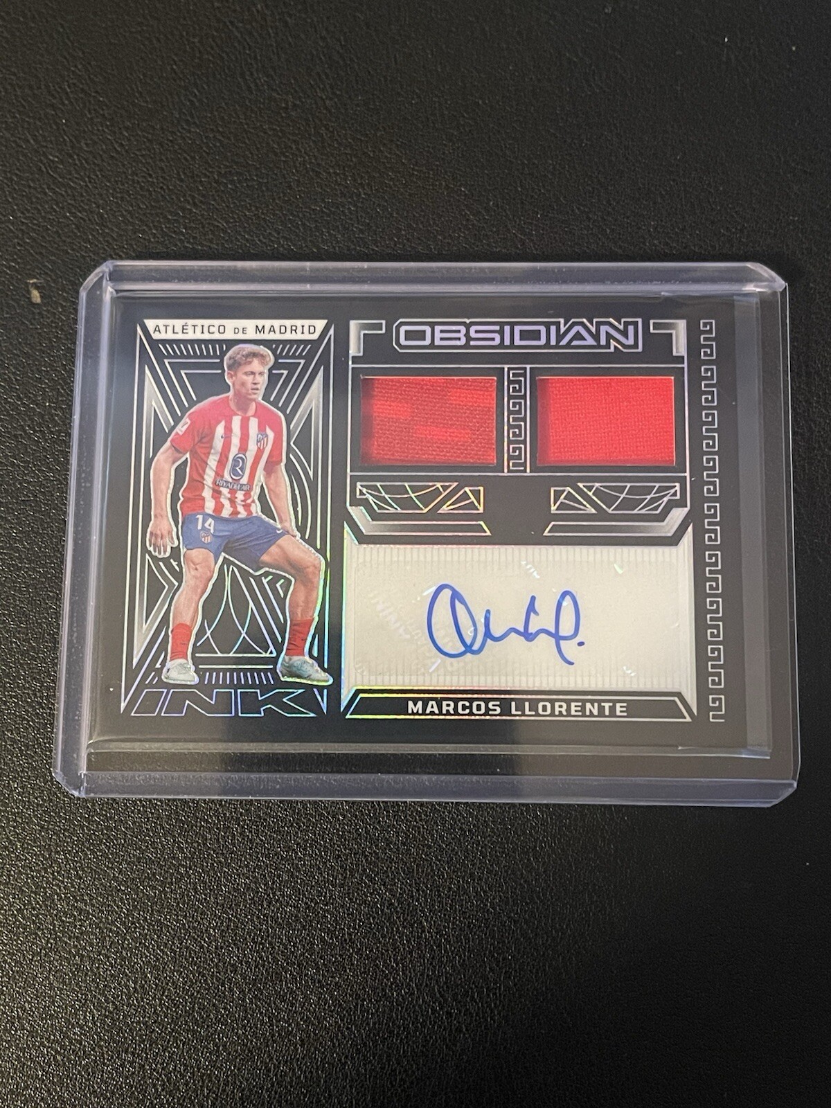 2023-24 Panini Obsidian MARCOS LLORENTE #/149 Dual Patch Auto Jersey Ink SP