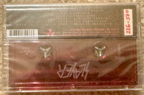 SLAYER REPENTLESS ORIGINAL SEALED CASSETTE TAPE LTD NUMBERED EDITION 226/500 - Picture 2 of 10