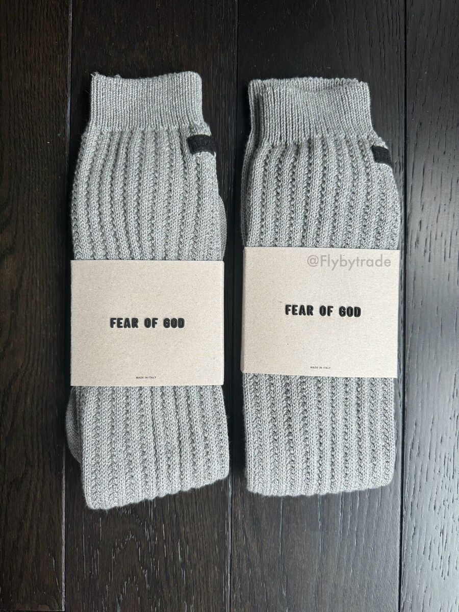 FEAR OF GOD Seventh Collection Socks Light Grey Made In FEAR OF GOD Seventh Collection Socks Light Grey Made In