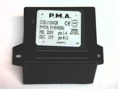 Printtrafo Prim. 220V Sek 15V 5Va P.M.A. 1526028 Transformer - MFICS