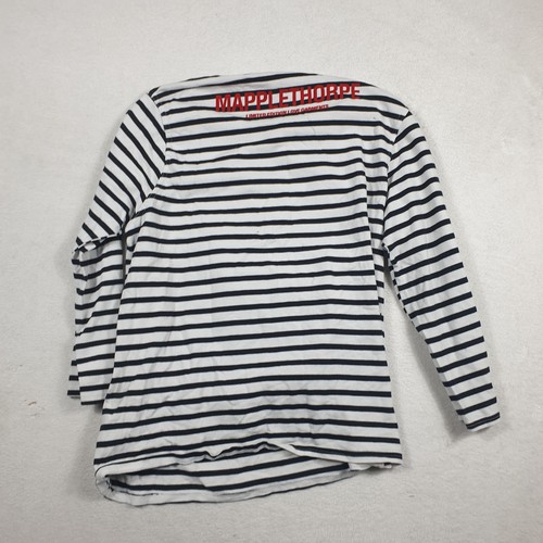 Zara Robert Mapplethorpe Womens Sweatshirt Size L Large 12AU Striped Long Sleeve - Picture 9 of 14