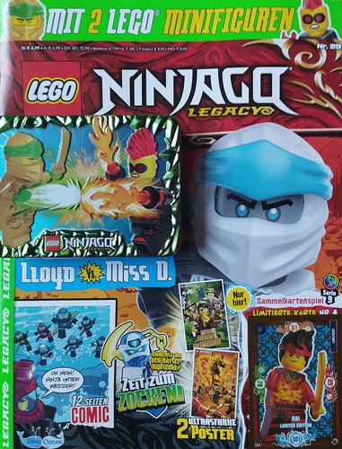 1 LEGO® NINJAGO LEGACY MAGAZIN & LIMITIERTER MINIFIGUREN Ihrer Wahl - Picture 30 of 39
