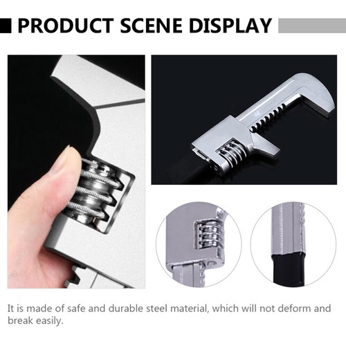 Right Angle Adjustable Pin Wrench Movable Spanners Wide Jaw Opening Wrench - 第 4/12 張圖片