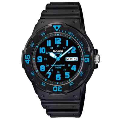 Casio Standard MRW-200H-2 Quartz Watch 10BAR Waterproof Resin Band NEEDS BTRY
