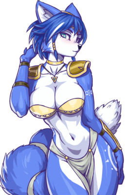 Krystal Star Fox Adventures Weatherproof Anime Sticker 6'' Car Decal S1