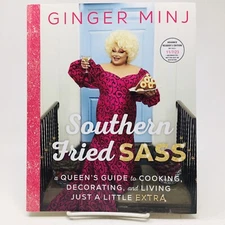 Southern Fried Sass ARC Ginger Minj Cookbook Queens Guide to Cooking Decorating