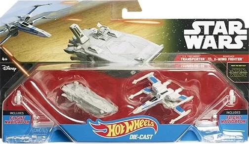 Hot Wheels Star Wars Transporter Vs X-Wing Fighter Set No CKJ81 - New/Sealed