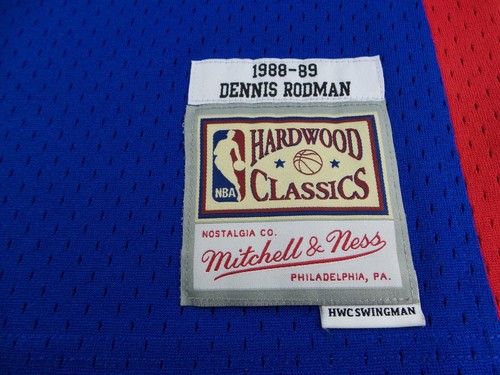 Mitchell & Ness Detroit Pistons Denis Rodman Basketball Jersey Size Men's XL - Picture 5 of 5