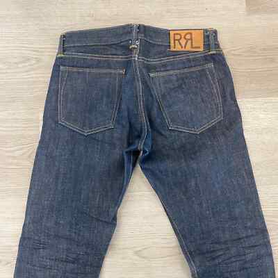 Ralph Lauren Double RL RRL Slim Narrow Shuttle Woven Selvedge