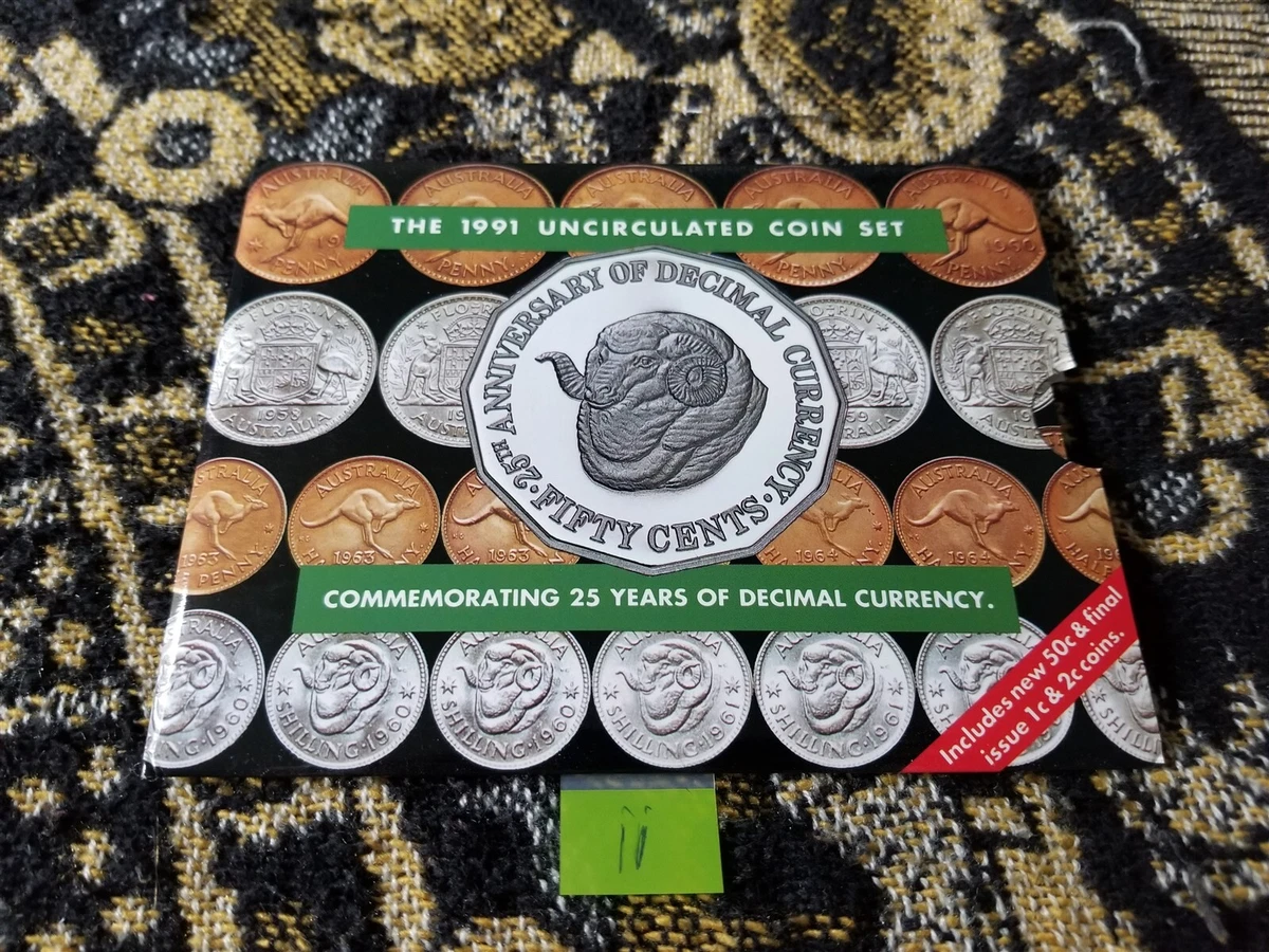 Uncirculated 1991 Australian Decimal Coins for sale | eBay
