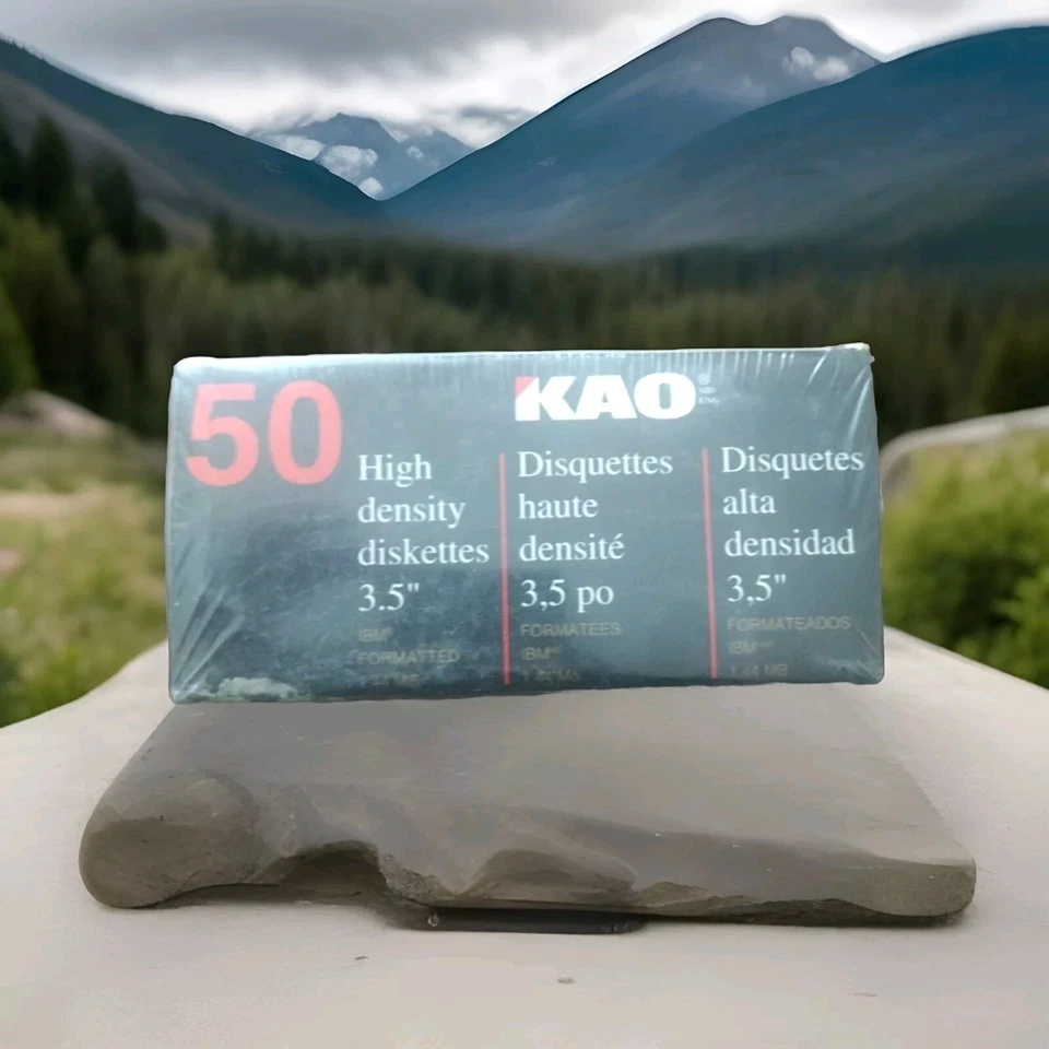 Disquetes KAO 50 IBM Formateados Doble Cara Alta Densidad 1.44 MB 3.5"  Foto 3 de 4