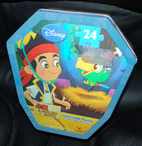 Disney Jake Never Land Pirates Lenticular Puzzle 24 Pieces 12" x 9" Picture  - Picture 1 of 1