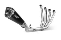 Komplett-Auspuff Mivv Edelstahl Schwarz Delta Race Honda Cb 650 R 2019-2023