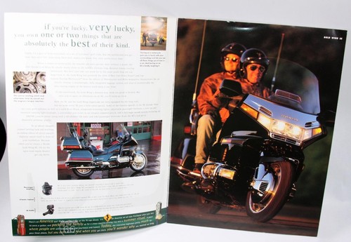 1997 Honda Gold Wing Motorcycle SE Aspencade Sales Brochure Spec Sheet Colors - Picture 2 of 3