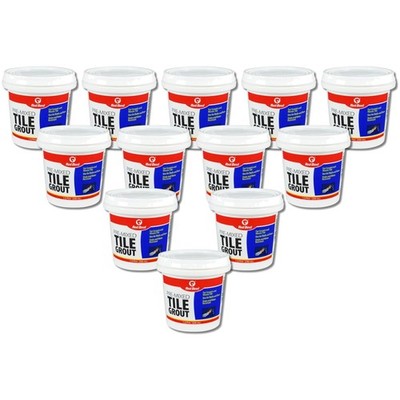 USA-Made Pre-Mixed Tile Grout - Acrylic Formula, 12-Pack