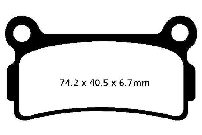 Pastillas de freno traseras sinterizadas de larga duración para 89-92 Beta 260 TR34/35/Zero EBC FA164R Foto 2 de 2
