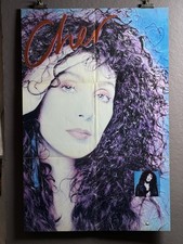 CHER   poster ORIGINAL 1987 &ldquo;Cher&rdquo; album release Record Store promo 23x35 Inches