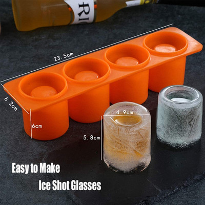 2Pcs Succulent Plants Pot Concrete Cement Mold Flower Pot Plaster Moulds Ice ...