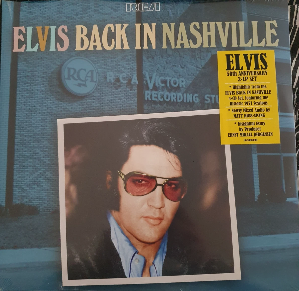 ELVIS PRESLEY "BACK IN NASHVILLE" GATEFOLD VINYL 2LP SET. SEALED! 2021.
