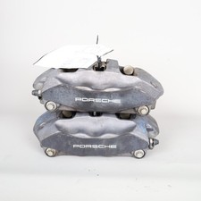 2011-2018 Porsche Cayenne Rear Brake Calipers Brembo Black 95835242301 Oem