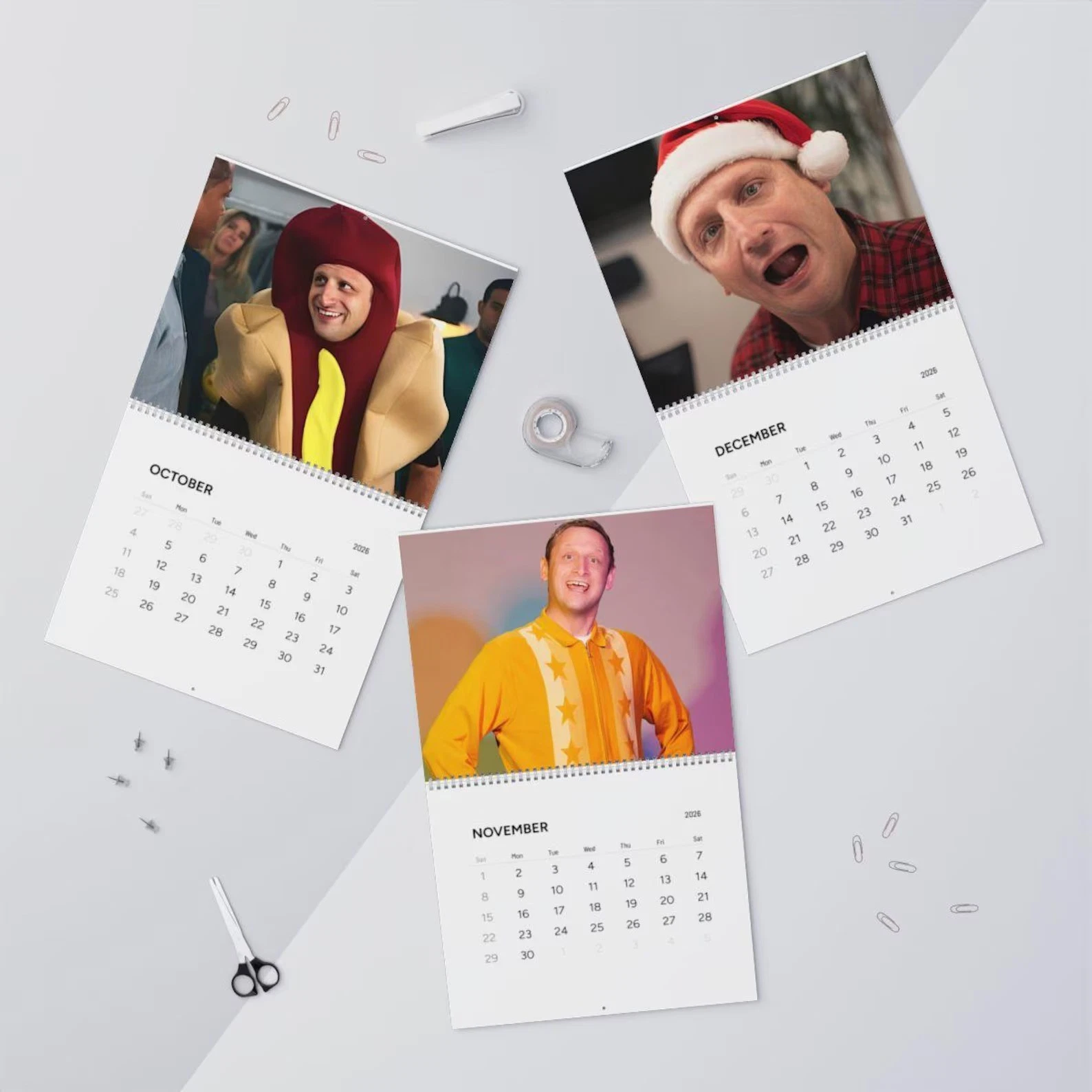 Tim Robinson Wall Calendar 2026, Robinson Calendar, New Year Planner