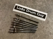 (8) Tama Bass Drum RODS ACCU TUNE Hoops AccuTune YOU GET EIGHT #KB7