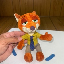 Disney Zootopia Nick Wilde Plush Fox TOMY Small Stuffed Animal L70202 Toy