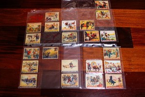 ORIGINAL 1937 GUM INC WILD WEST 25 CARD LOT