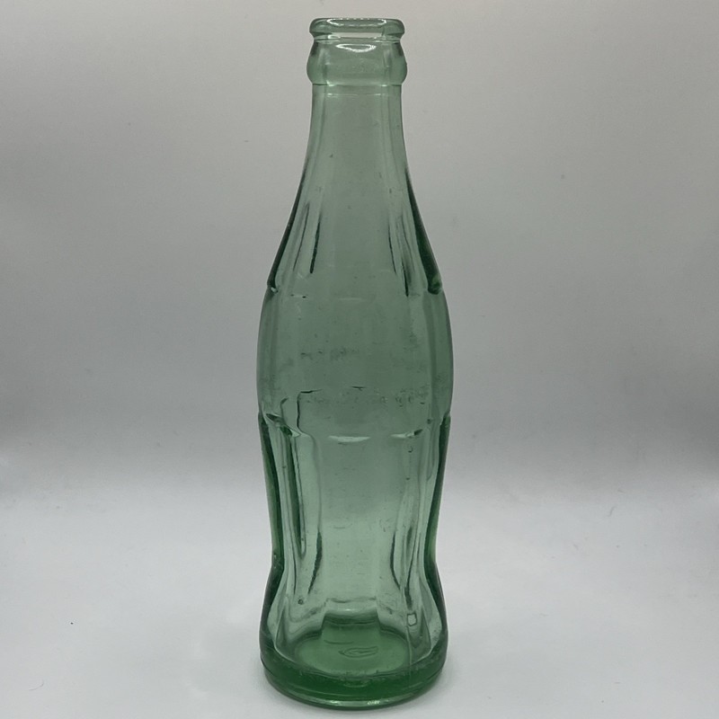 Vintage coke bottle with no label (Green)