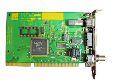 Vintage 3Com 03-0021-010 Etherlink III Network Adapter Card FAB: 02-0021-010