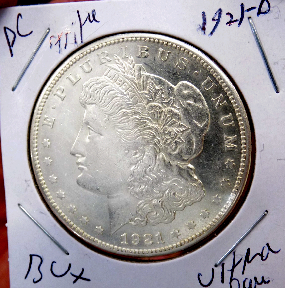 MORGAN SILVER DOLLAR 1921 D BU++ MEGA RARE PL STRIKE | eBay