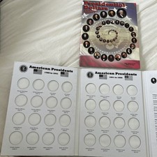 Presidential Dollars P & D Mints Volume 1 (2 Books)