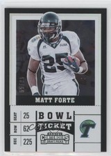 2017 Panini Contenders Draft Picks Bowl Ticket 55/99 Matt Forte #73 e5r