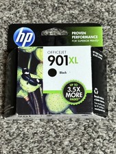Genuine HP 901XL Black Ink Cartridge High Yield CC654AN OEM Exp 02/2024