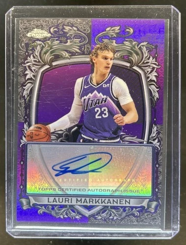 2025 Topps Chrome Lauri Markkanen Refractors Purple (RAW)