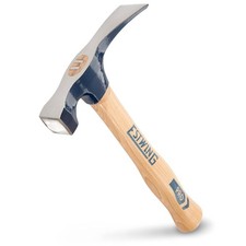 ESTWING Bricklayer's/Mason's Hammer - 21 oz USA Made Masonry Tool with Forged St