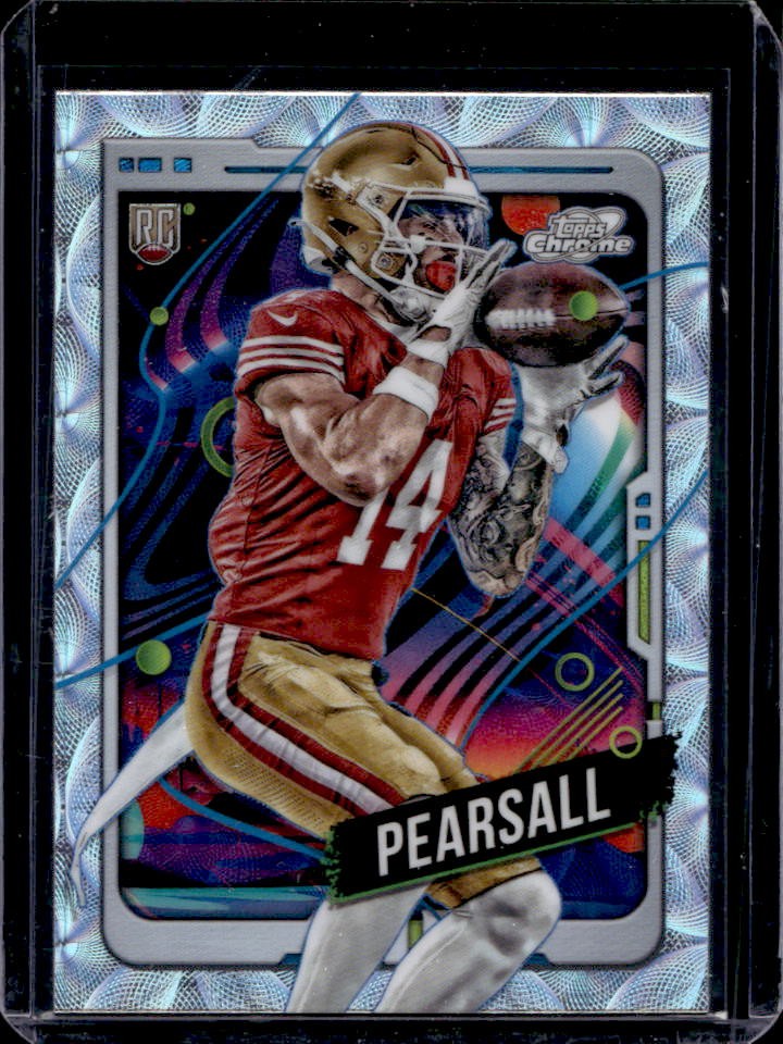 2024 Topps Cosmic Chrome Ricky Pearsall Nucleus Refractor Rookie RC #182 49ers