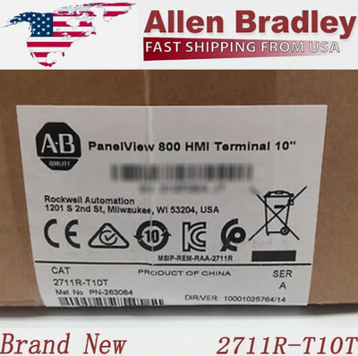 NEW PLC 2711R-T10T New AB PANELVIEW 800 10.4-INCH HMI TERMINAL 2711R T10T