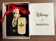New Lenox Pandora 2025 Disney Mickey Mouse Limited Edition Ornament + Free Ship!