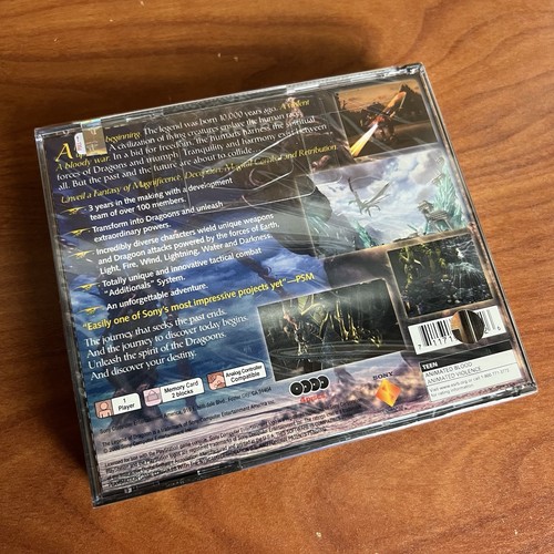 Legend Of Dragoon Black Label Sony Playstation 1 PS1 Brand New, Sealed Promo - Picture 4 of 18