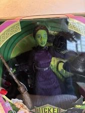 Collectible Wicked Barbie Deluxe Elphaba Doll Mattel URL MISPRINT BOX ERROR