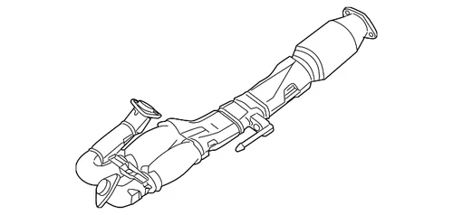 Genuine Nissan Front Pipe 20020-ZX80A