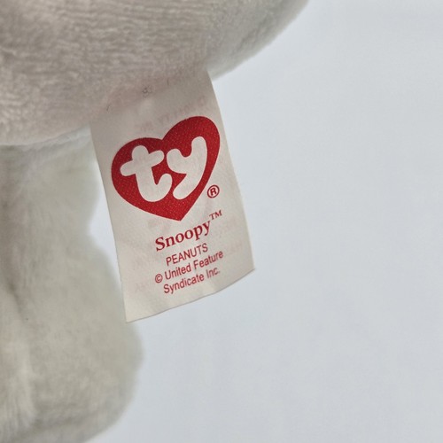 TY Beanie Baby Snoopy Dog 2011 With Tags Plush Stuffed Animal Peanuts READ - Picture 8 of 12