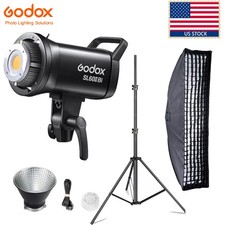 GODOX SL60II-Bi LED Video Light 2800K-6500K 35 160cm Grid Softbox 2m Light Stand