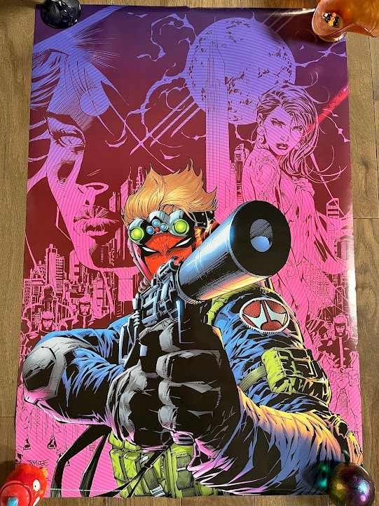 WILDCATS # 1 POSTER BY JIM LEE 24" X 36" NEW 2007 GRIFTER