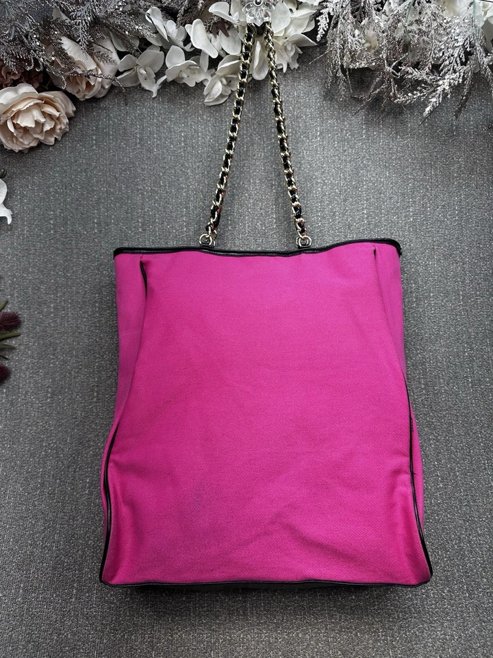 Bolso de Mano Betsey Johnson Cartera Hombro de Mano Rosa “The Bull Dog” Y2K De Colección Foto 2 de 4