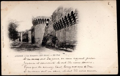 D03125- CPA84 - AVIGNON LES RAMPARTS FOURTEENTH CENTURY